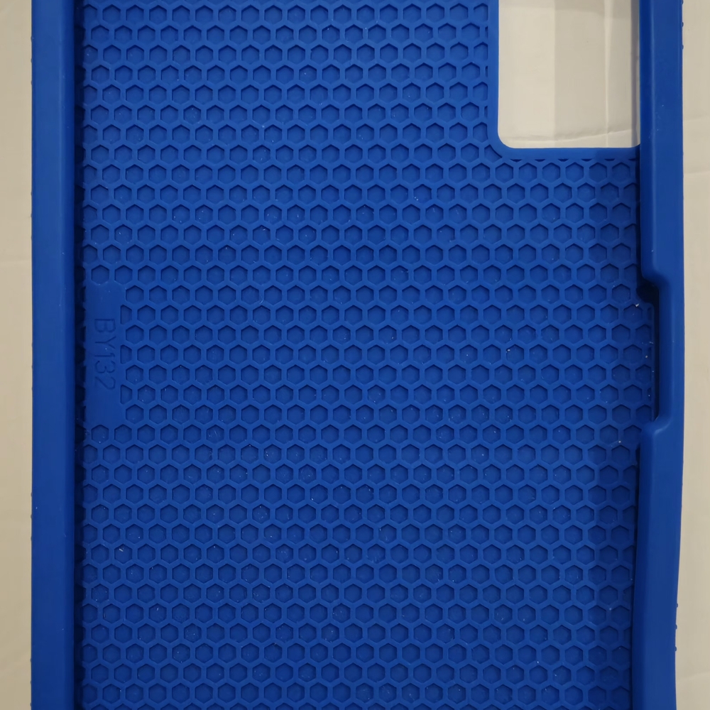 Blue Silicone Honeycomb Phone Case
